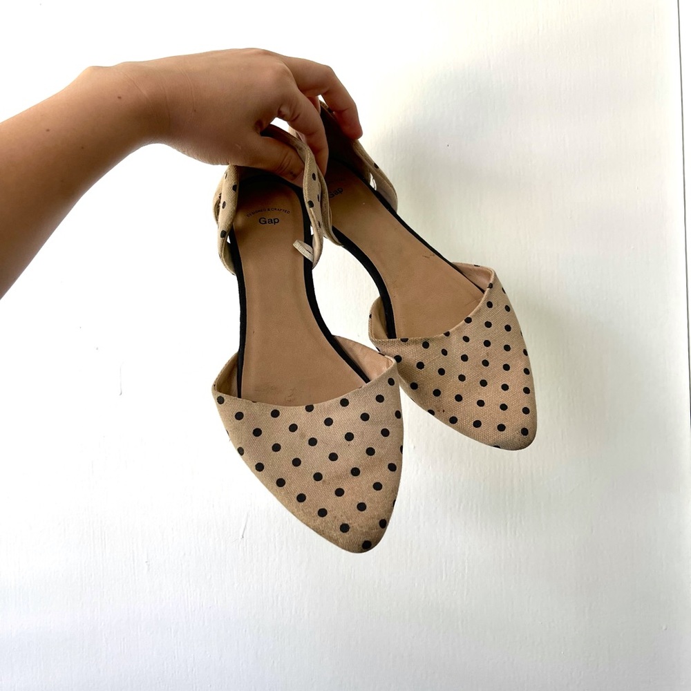 Gap Nude polkadot flats
